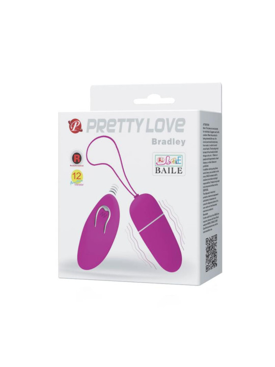 Pretty Love Huevo Vibrador Bradley Color Púrpura