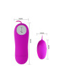 Pretty Love Huevo Vibrador Eunice Color Púrpu CL70