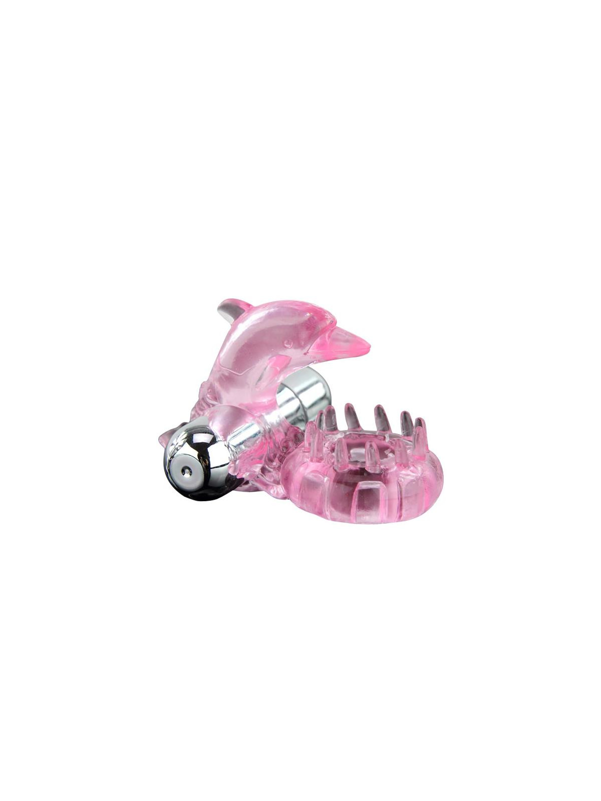 Anillo Vibrador Love Dolphig Ring Rosa