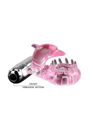 Anillo Vibrador Love Dolphig Ring Rosa