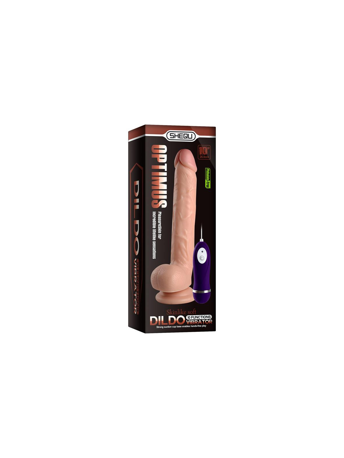 Vibrador Realista Control Remoto Optimus 28 cm