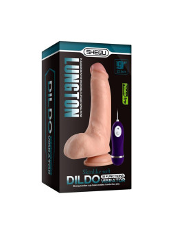 Vibrador Realista Control Remoto Duke Lungton 22.5 cm