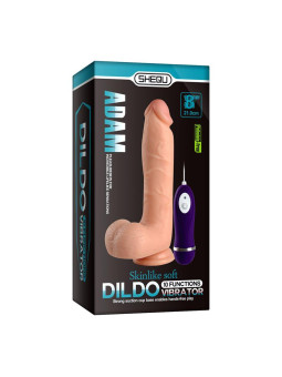 Vibrador Realista Control Remoto Adam 21 cm