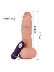 Vibrador Realista Control Remoto Adam 21 cm