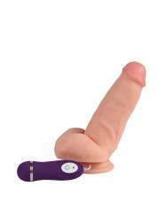 Vibrador Realista Control Remoto Red Eagle 17 cm