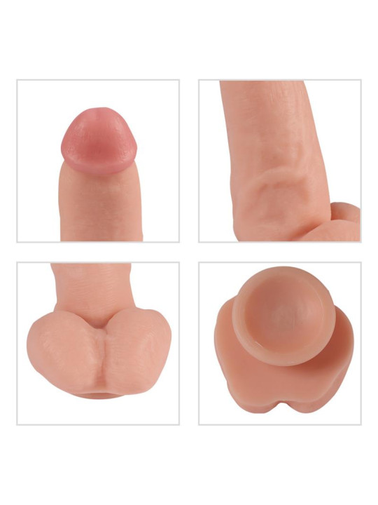 Vibrador Realista Control Remoto Red Eagle 17 cm