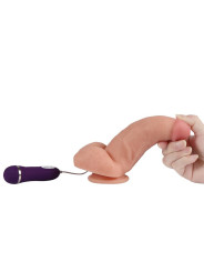 Vibrador Realista Control Remoto Red Eagle 17 cm