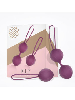 Kelly Bolas Kegel Silicona Púpura