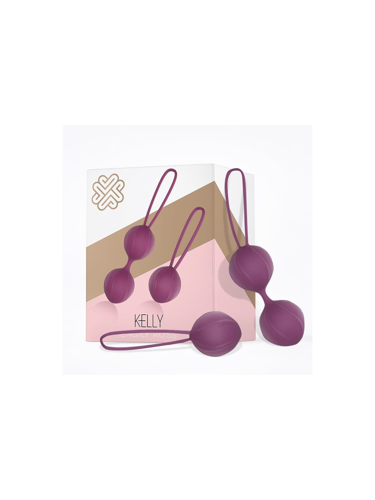 Kelly Bolas Kegel Silicona Púpura