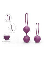Kelly Bolas Kegel Silicona Púpura