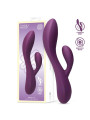 Bacall 3.0 Vibrador Silicona Liquida Inyectada Doble Motor USB Púrpura