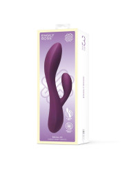 Bacall 3.0 Vibrador Silicona Liquida Inyectada Doble Motor USB Púrpura