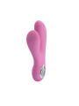 Vibrador Canrol USB Silicona Rosa Suave