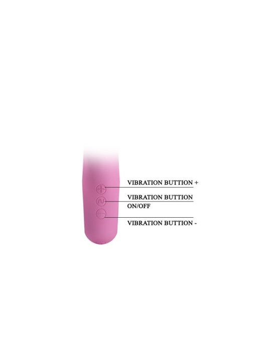 Vibrador Canrol USB Silicona Rosa Suave