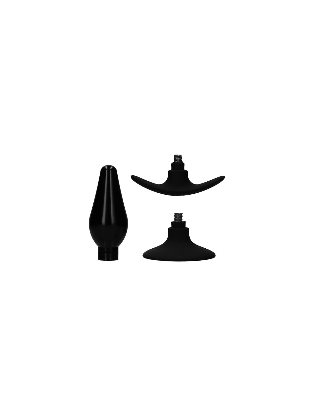 Set Plug Anal y Ventosa Putiaguda Grande Negro