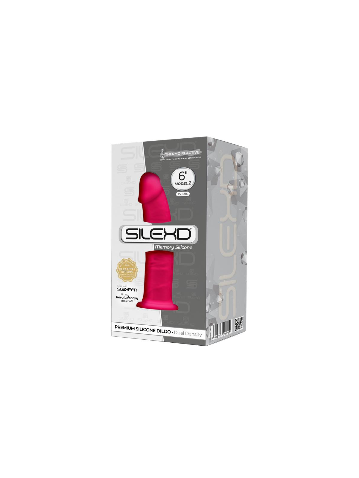 Dildo Dual Density Mod. 2 - 6 Rosa
