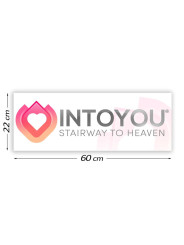 Cartel Promocional Intoyou 60 cm x 22 cm