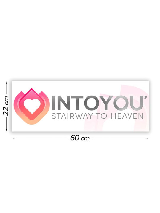 Cartel Promocional Intoyou 60 cm x 22 cm