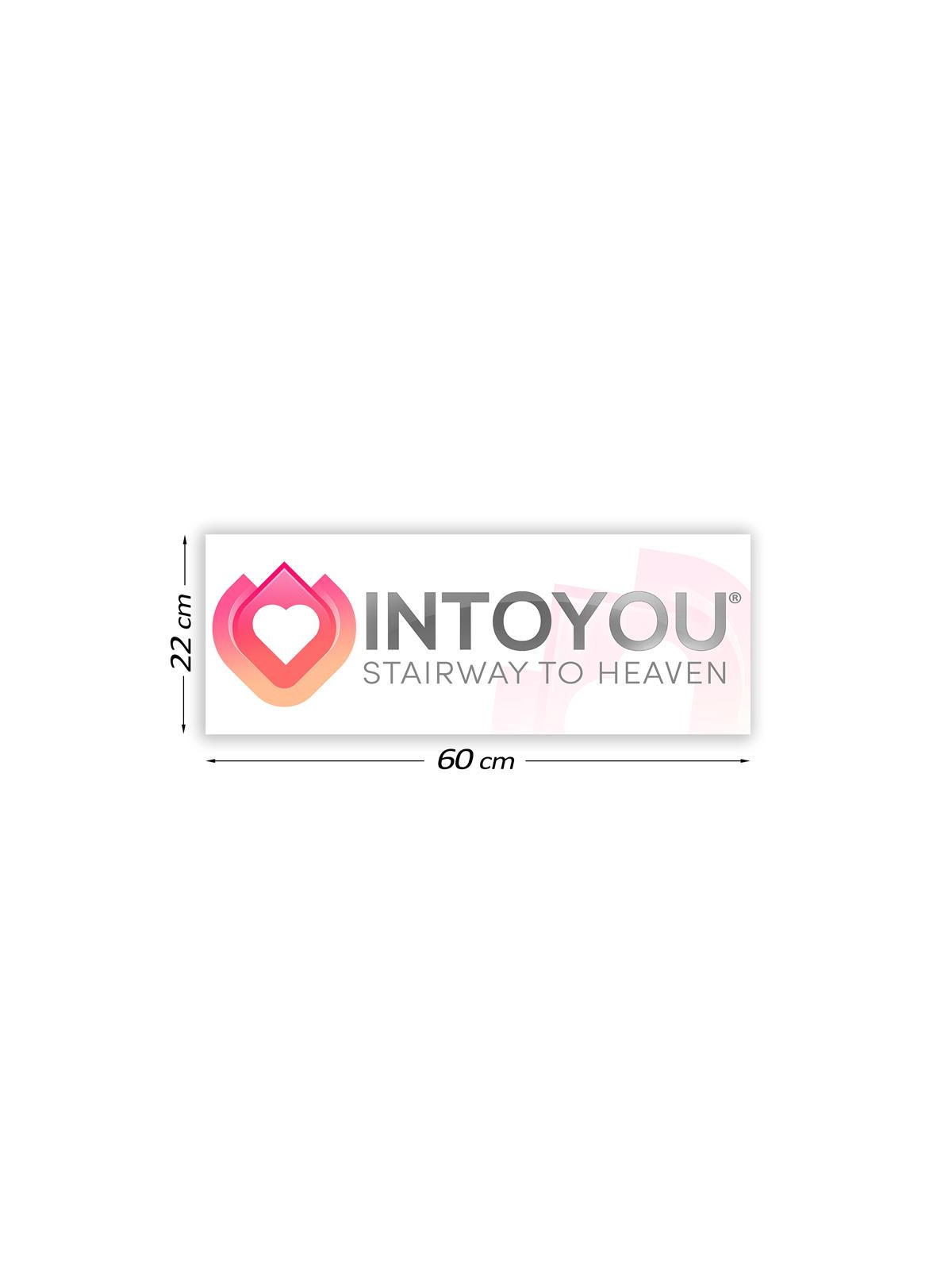 Cartel Promocional Intoyou 60 cm x 22 cm