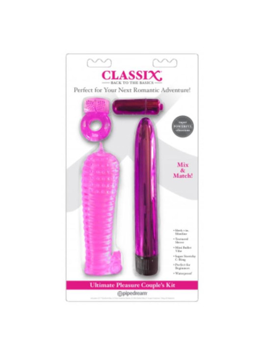 Kit para Parejas Ultimate Pleasure Rosa