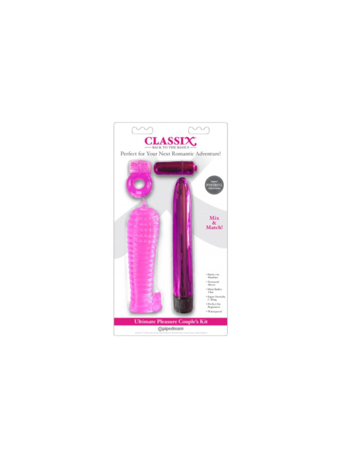 Kit para Parejas Ultimate Pleasure Rosa