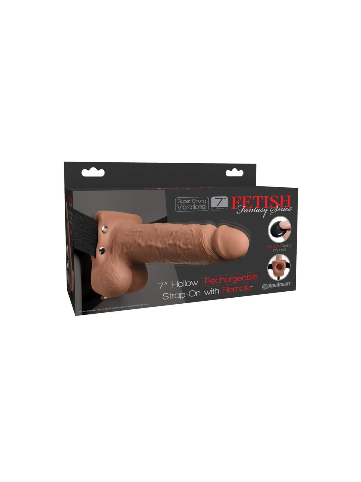 Arnes Elastico con Dildo Hueco 7 10 Funciones Control Remoto USB