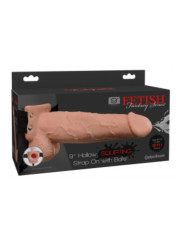 Arnes Elastico con Dildo Hueco 9 Funcion Squirting Natural