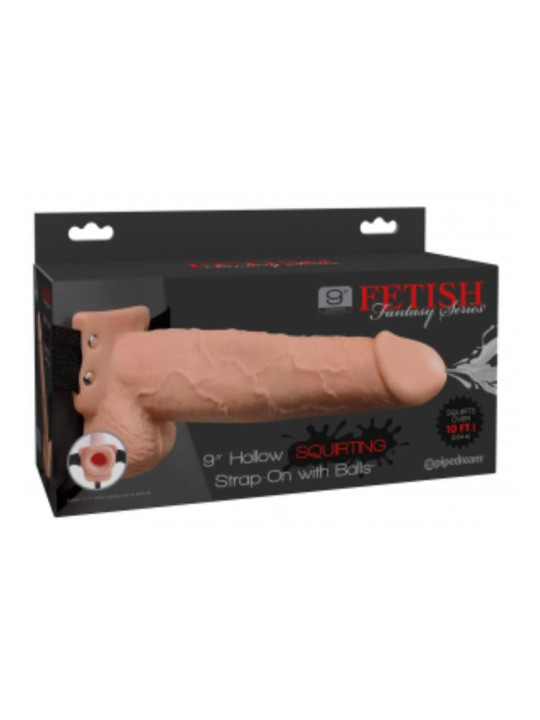 Arnes Elastico con Dildo Hueco 9 Funcion Squirting Natural