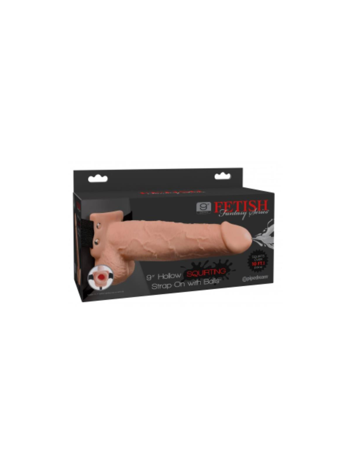 Arnes Elastico con Dildo Hueco 9 Funcion Squirting Natural