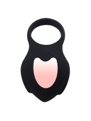 Darkblack Anillo Vibrador con Led Control Remoto USB Silicona