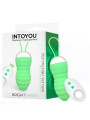 Brightgreen Huevo Vibrador Control Remoto USB Silicona