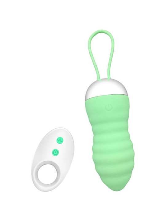 Brightgreen Huevo Vibrador Control Remoto USB Silicona