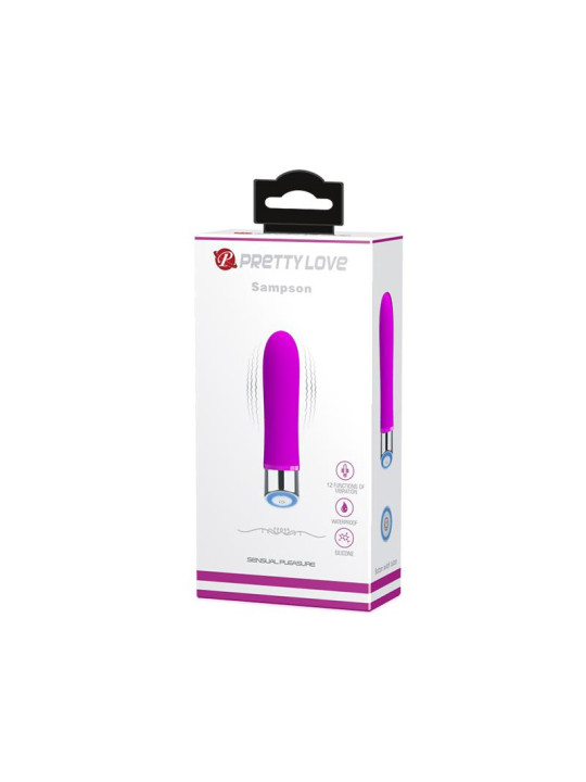 Vibrador Sampson Silicona Purpura