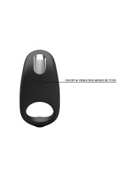 Anillo Vibrador Gemma USB Silicona Negro