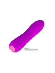 Vibrador Abner USB Silicona Purpura