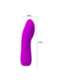 Vibrador Abner USB Silicona Purpura