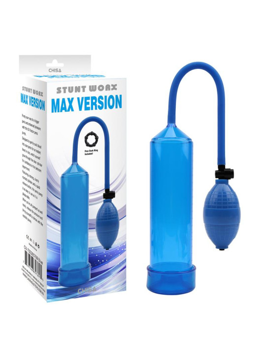 Bomba de Succion para el Pene MAX Version Azul