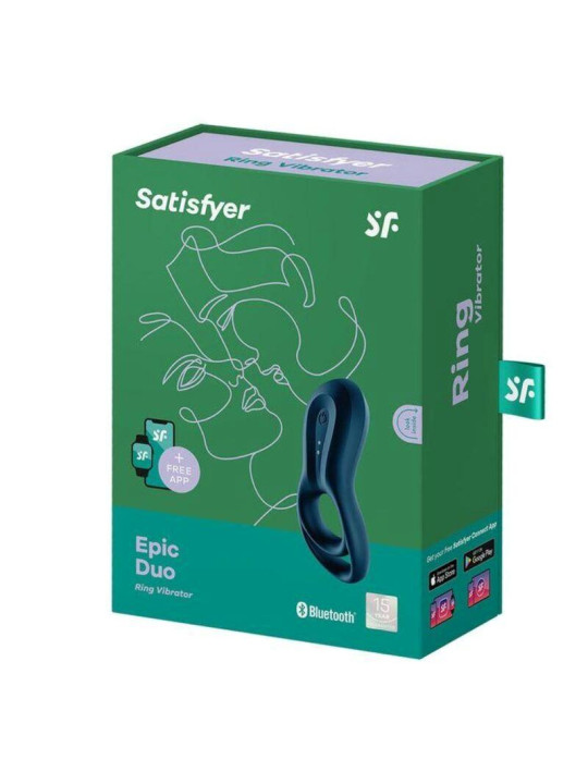 Anillo para el Pene Epic Duo con APP Satisfyer Connect