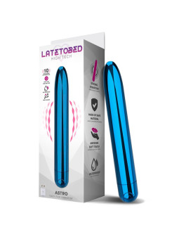 Astro Vibrador 10 Funciones 18.5 cm USB Azul