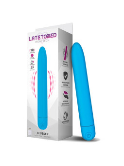 Bluesky Vibrador 10 Funciones 18,5 cm USB Azul Mate