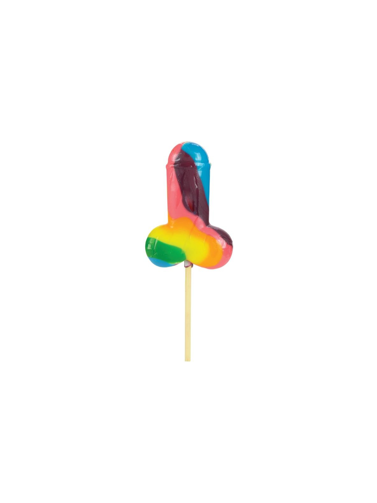 Piruleta Forma de Pene Multicolor