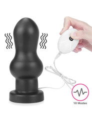 Plug Anal con Vibración King Sized 7 Negro