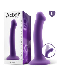 Bouncy Dildo Silicone Flexible Hiper Flexible 7.5 - 19 cm Talla L Púrpura