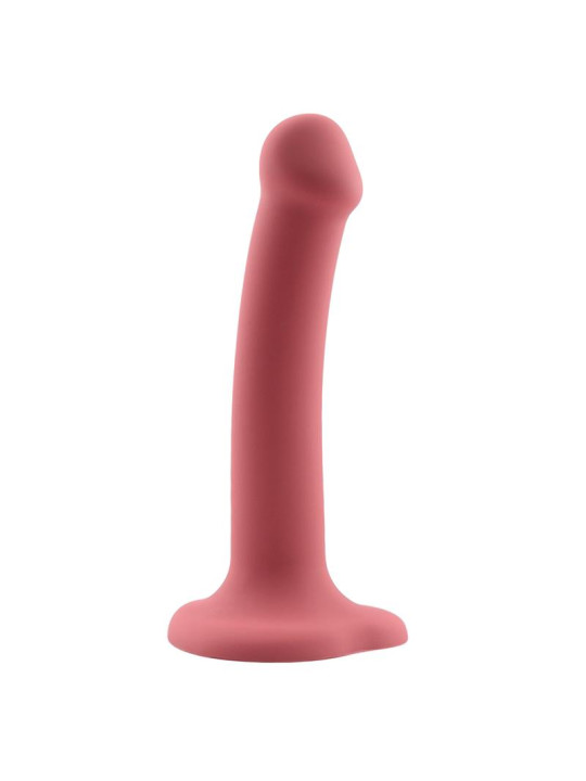 Bouncy Dildo Silicona Líquida Hiper Flexible 6.5 - 16.5 cm Talla S Burgundy