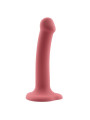 Bouncy Dildo Silicona Líquida Hiper Flexible 7 - 18 cm Talla M Burgundy