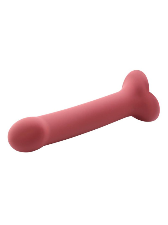 Bouncy Dildo Silicona Líquida Hiper Flexible 7 - 18 cm Talla M Burgundy