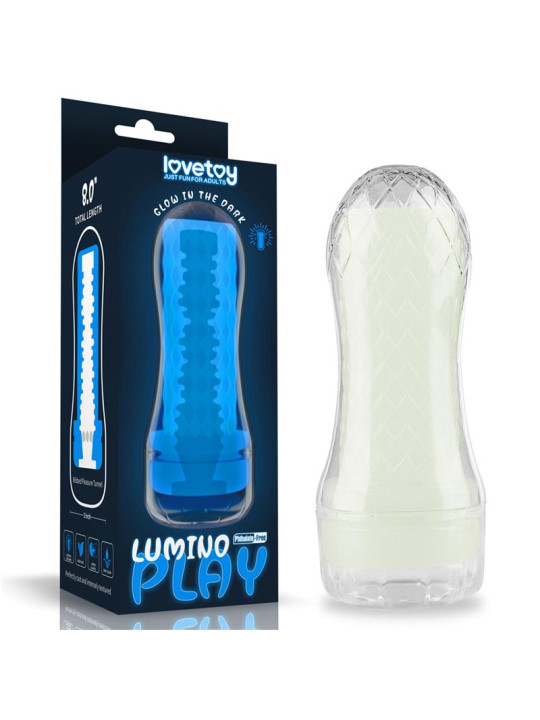 Masturbador Masculino Lumino Luz Azul