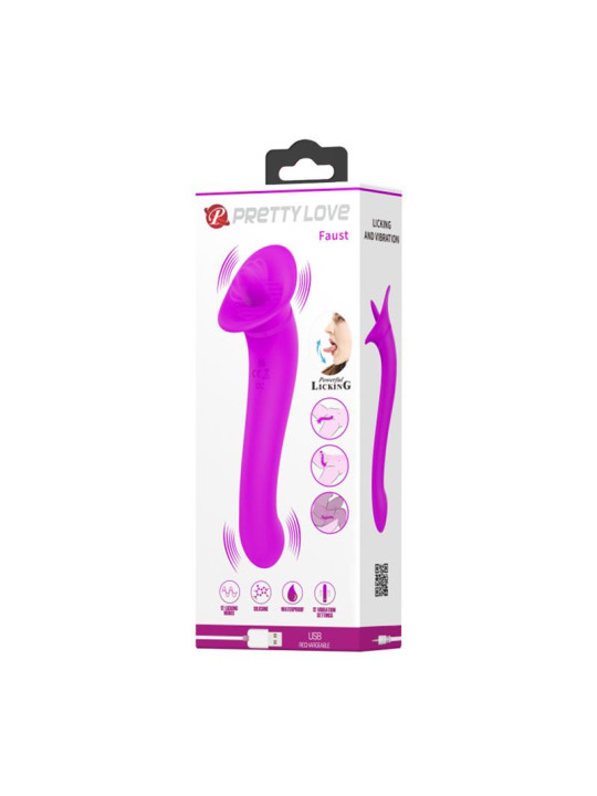 Faust Vibrador con Lengua Estimuladora USB