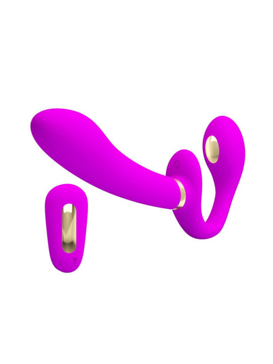 Thunderbird Vibrador para Parejas sin Arnés con Control Remoto