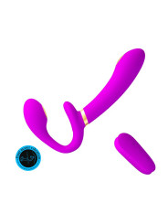 Thunderbird Vibrador para Parejas sin Arnés con Control Remoto